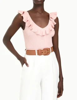 Discount ZIMMERMANN Contrast Leather Waist Belt
