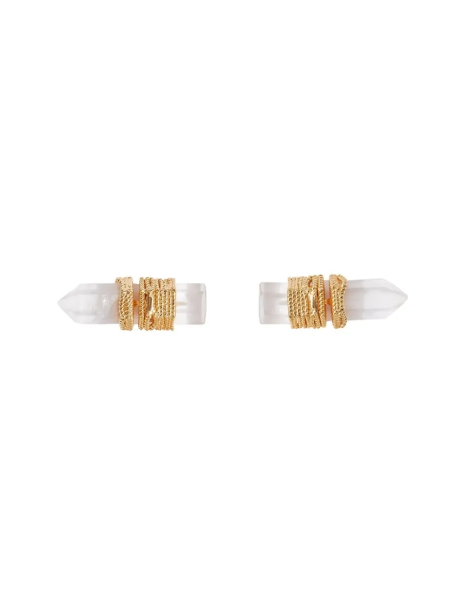 Outlet ZIMMERMANN Crystal Quartz Studs Earrings