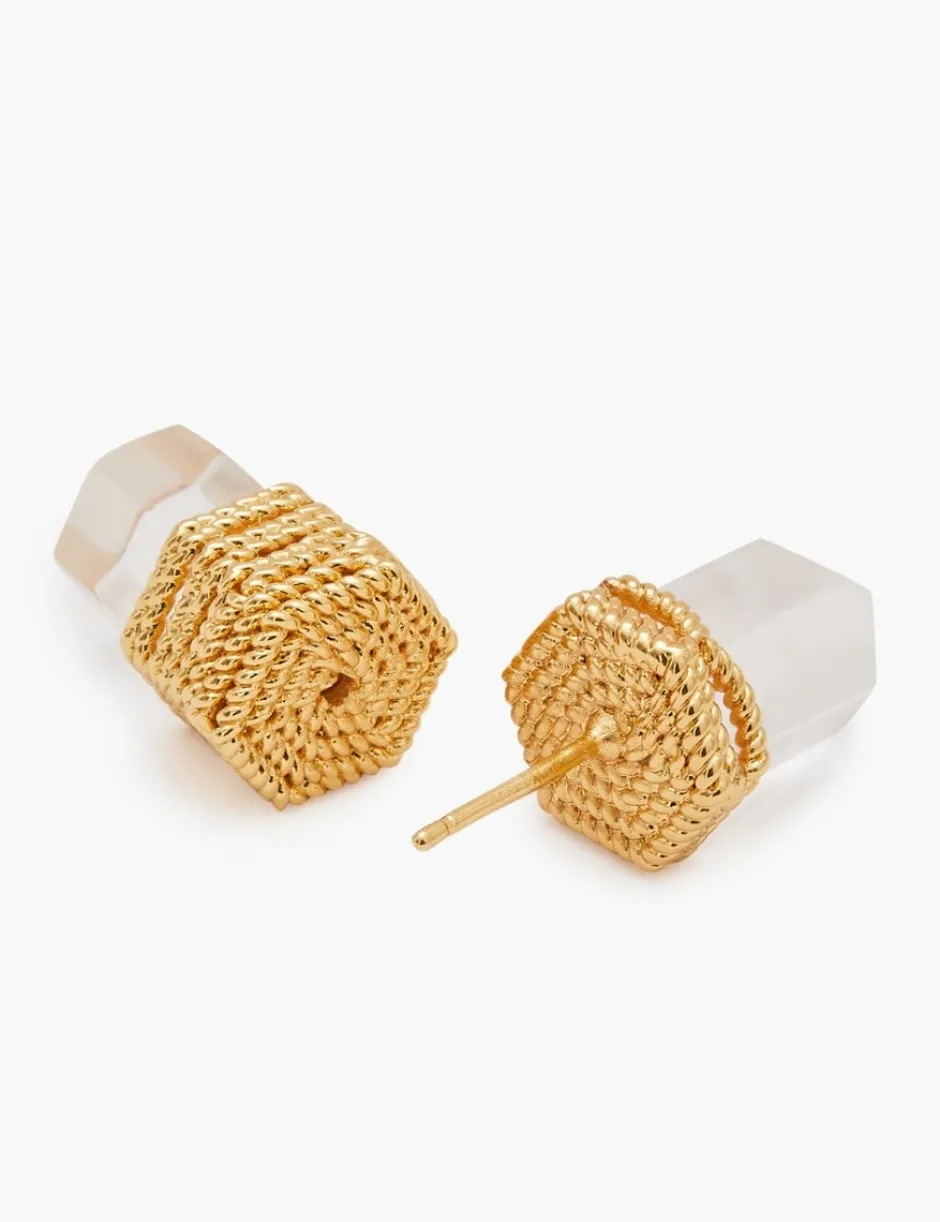 Outlet ZIMMERMANN Crystal Quartz Studs Earrings