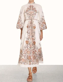 Outlet ZIMMERMANN Devi Billow Long Dress