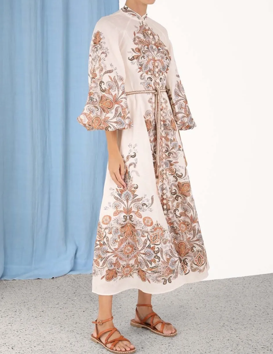 ZIMMERMANN Devi Billow Long Dress