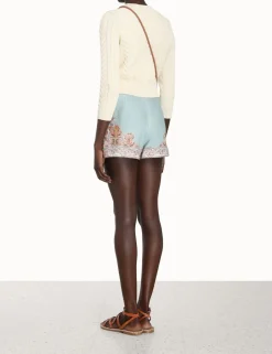 Discount ZIMMERMANN Devi Cable Knit Top