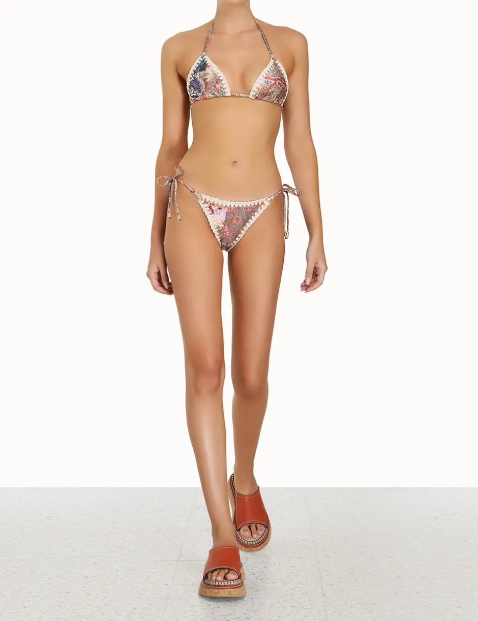 New ZIMMERMANN Devi Crochet Edge Bikini