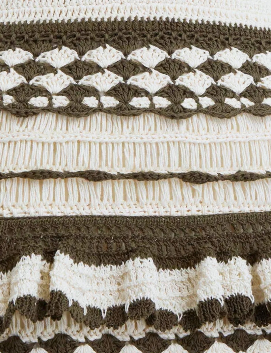 ZIMMERMANN Devi Crochet Frill Dress