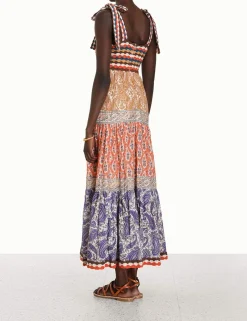 Best ZIMMERMANN Devi Crochet Spliced Dress