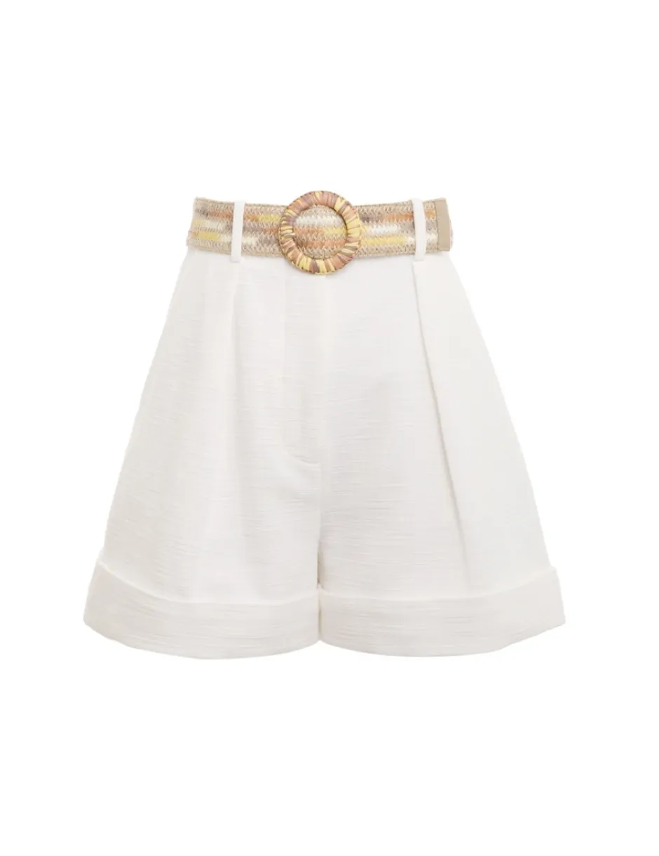 Outlet ZIMMERMANN Devi Cuffed Shorts