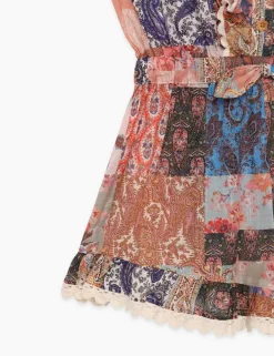 Outlet ZIMMERMANN Devi Frill Playsuit