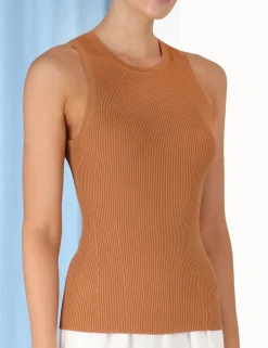 Online ZIMMERMANN Devi Knit Racer Tank