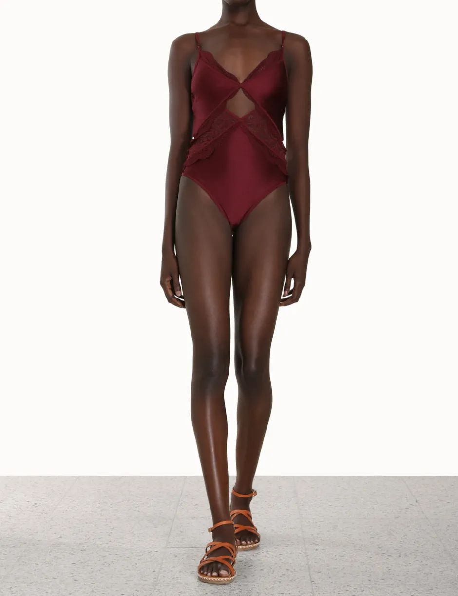New ZIMMERMANN Devi Lace Cutout 1Pc