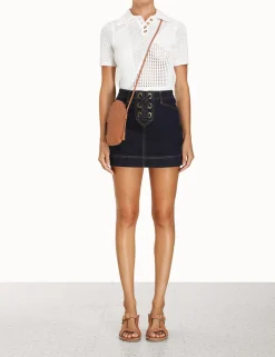 Best ZIMMERMANN Devi Lace Up Skirt