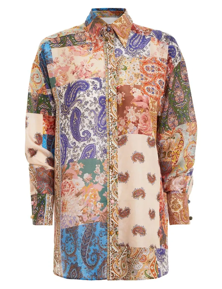 Online ZIMMERMANN Devi Manstyle Shirt