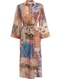 Discount ZIMMERMANN Devi Midi Shirt Dress