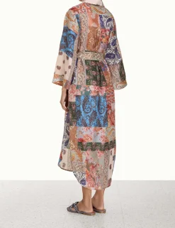 Online ZIMMERMANN Devi Midi Shirt Dress