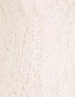 Online ZIMMERMANN Devi Panelled Lace Midi Dress