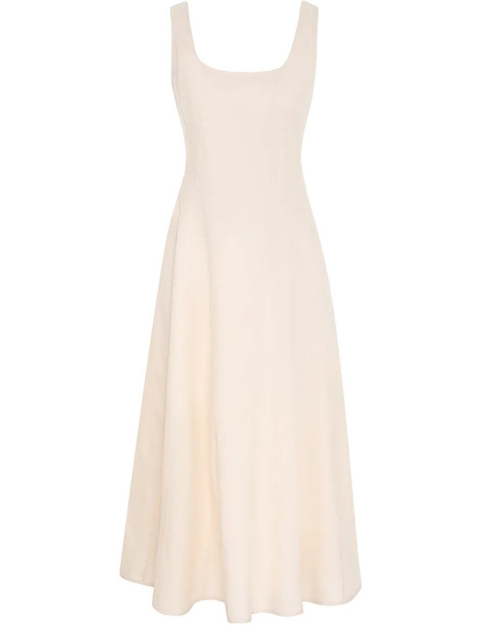 ZIMMERMANN Devi Panelled Midi Dress