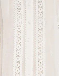 Hot ZIMMERMANN Devi Spliced Billow Blouse