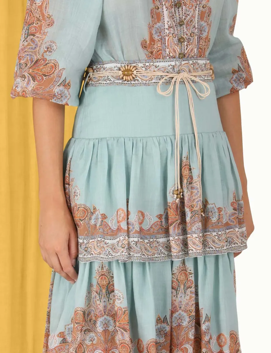 Online ZIMMERMANN Devi Tiered Skirt