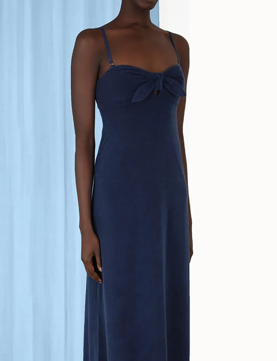 Online ZIMMERMANN Devi Towelling Column Dress