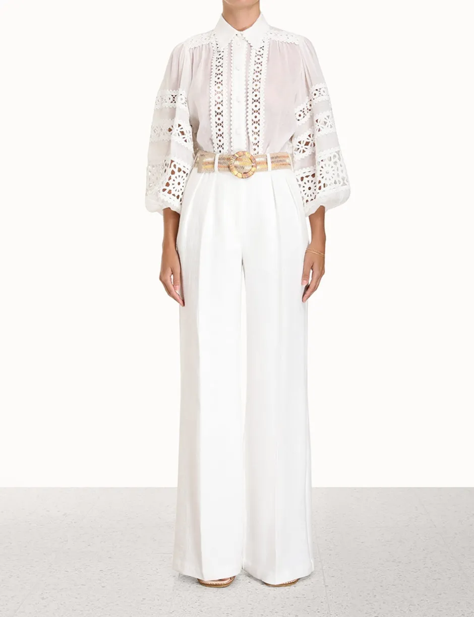 Online ZIMMERMANN Devi Tuck Pant