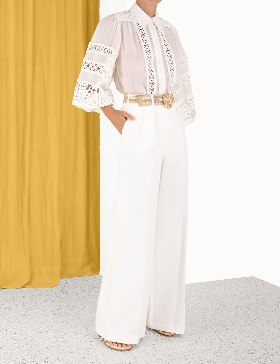 Online ZIMMERMANN Devi Tuck Pant