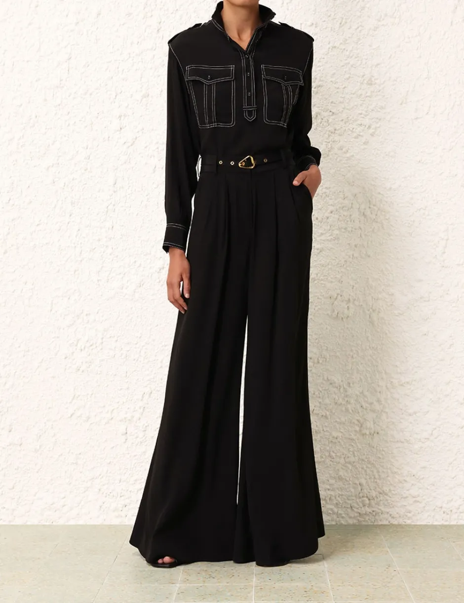 Outlet ZIMMERMANN Double Tuck Pant