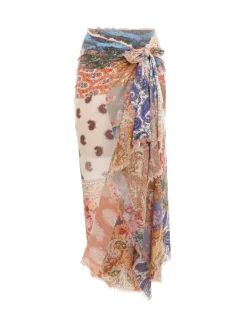 Best ZIMMERMANN Fringe Cotton Pareo