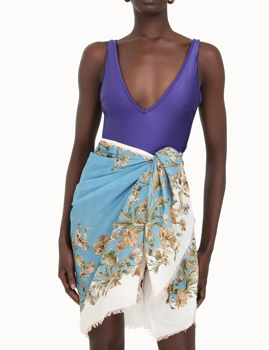 Clearance ZIMMERMANN Fringe Cotton Pareo