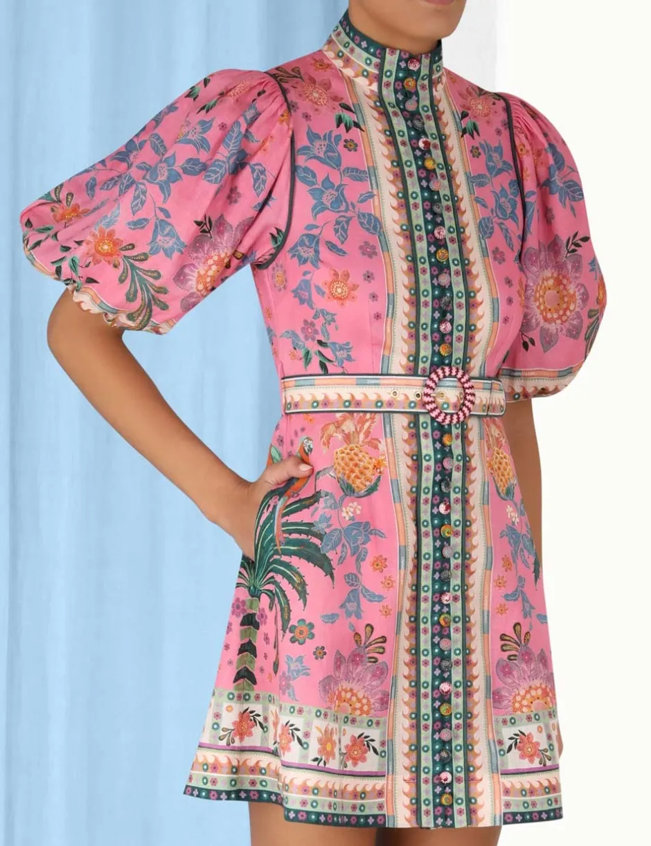 Outlet ZIMMERMANN Ginger Buttoned Mini Dress