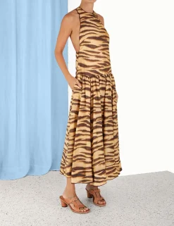Hot ZIMMERMANN Ginger Drop Waist Midi Dress