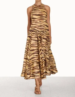 Best ZIMMERMANN Ginger Drop Waist Midi Dress