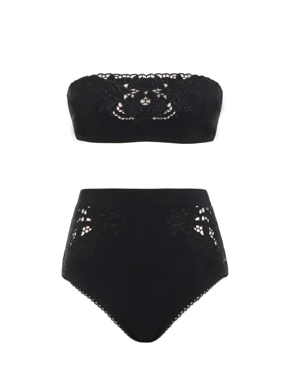 Outlet ZIMMERMANN Ginger Embroidered Bikini