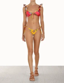 New ZIMMERMANN Ginger Frill Shoulder Bikini