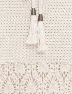 Best ZIMMERMANN Ginger Hand Crochet Midi Skirt