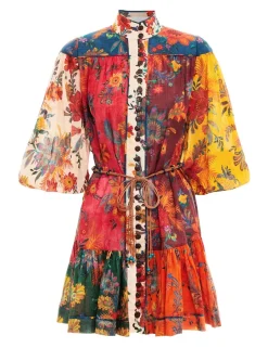 Outlet ZIMMERMANN Ginger Lantern Mini Dress