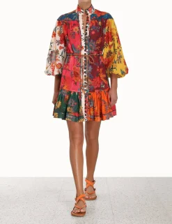 Outlet ZIMMERMANN Ginger Lantern Mini Dress