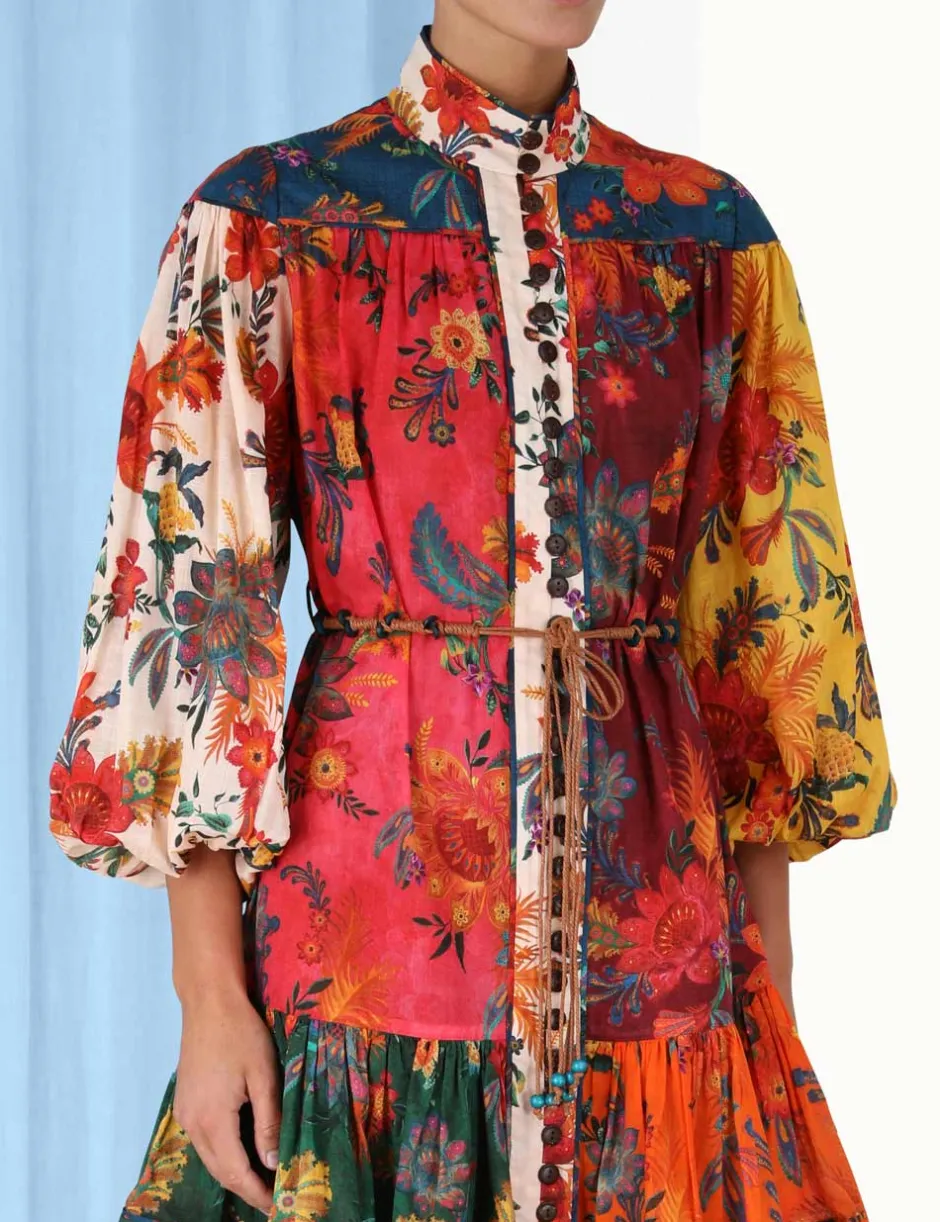 Outlet ZIMMERMANN Ginger Lantern Mini Dress