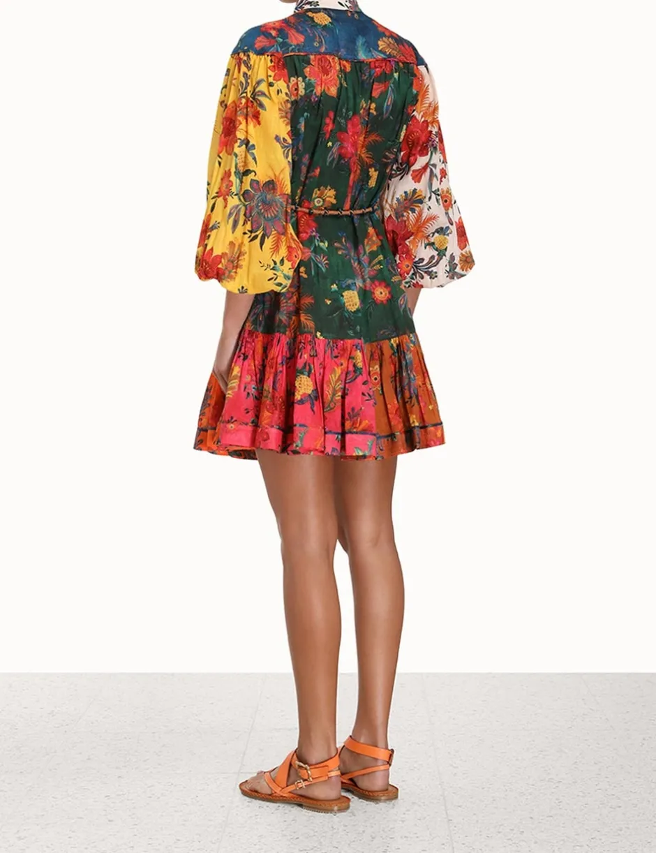 Hot ZIMMERMANN Ginger Lantern Mini Dress