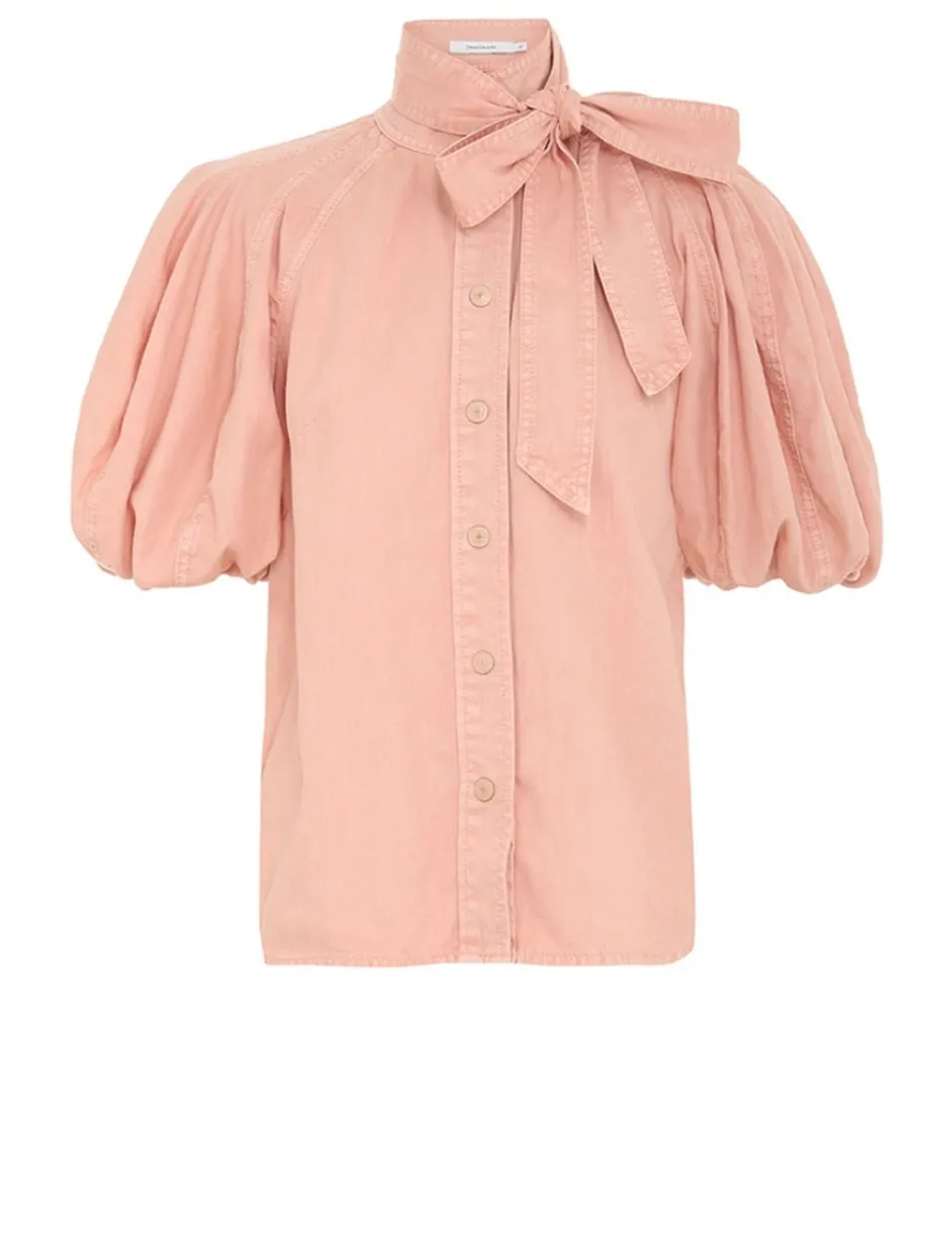 Sale ZIMMERMANN Ginger Lantern Sleeve Shirt
