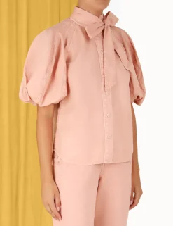 Discount ZIMMERMANN Ginger Lantern Sleeve Shirt