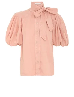 ZIMMERMANN Ginger Lantern Sleeve Shirt