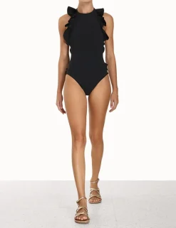 Hot ZIMMERMANN Ginger Racer Back Frill 1Pc