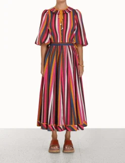 Hot ZIMMERMANN Ginger Ruffle Neck Top