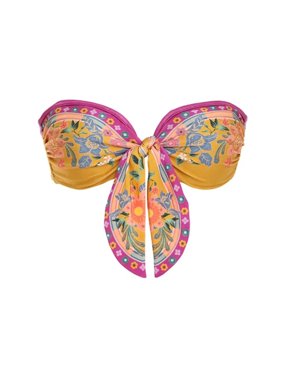 Best ZIMMERMANN Ginger Scarf Tie Bra