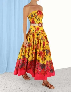Sale ZIMMERMANN Ginger Strapless Midi Dress