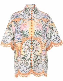 Clearance ZIMMERMANN Ginger Tropical Shirt