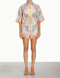 Clearance ZIMMERMANN Ginger Tropical Shirt