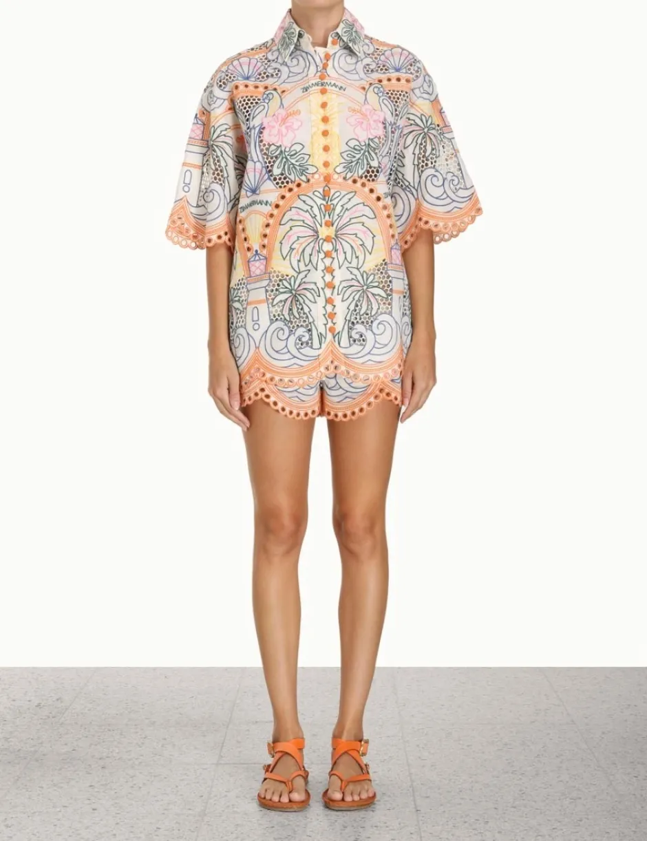 Clearance ZIMMERMANN Ginger Tropical Shirt