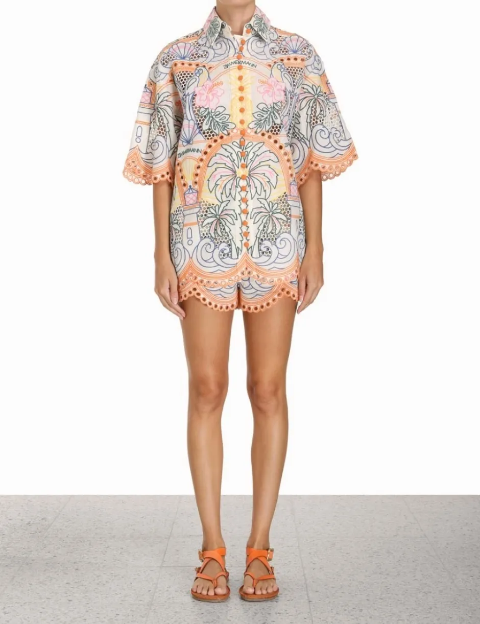 Sale ZIMMERMANN Ginger Tropical Short