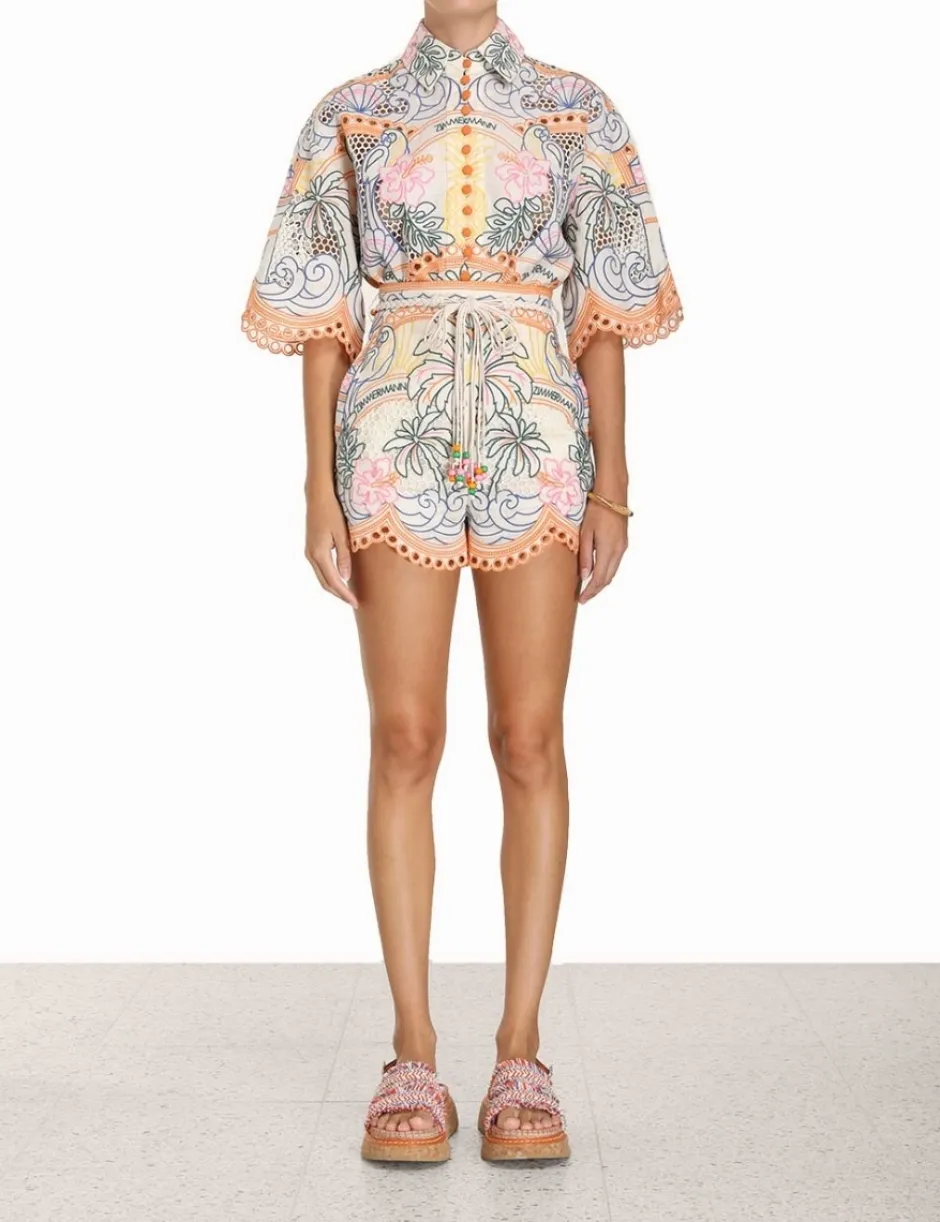 Sale ZIMMERMANN Ginger Tropical Short
