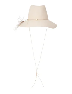 Clearance ZIMMERMANN Glazed Straw Collapsible Hat